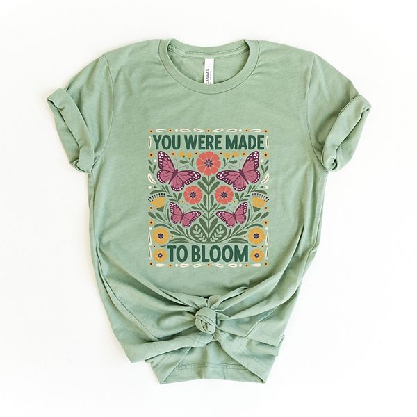 

Футболка с принтом You were made to bloom Simply Sage Market, Sage