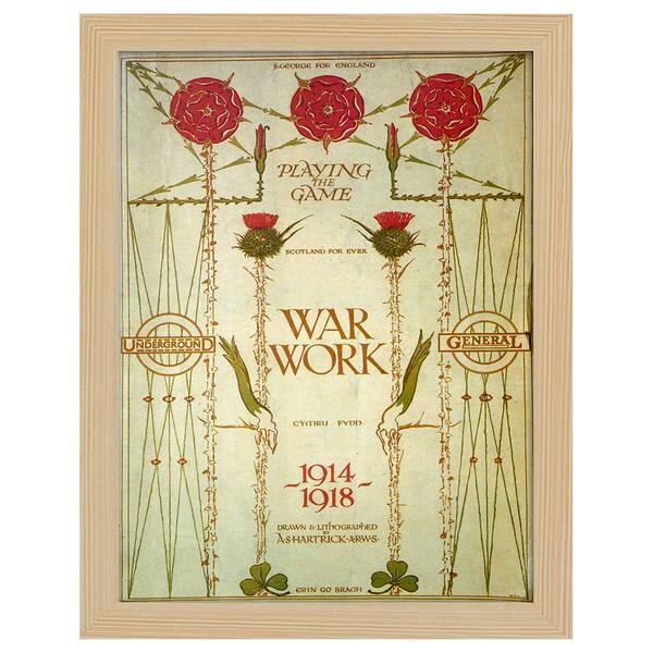

Рамка для фотографий LegendArte Poster 1919 War Work цвет eiche dekor