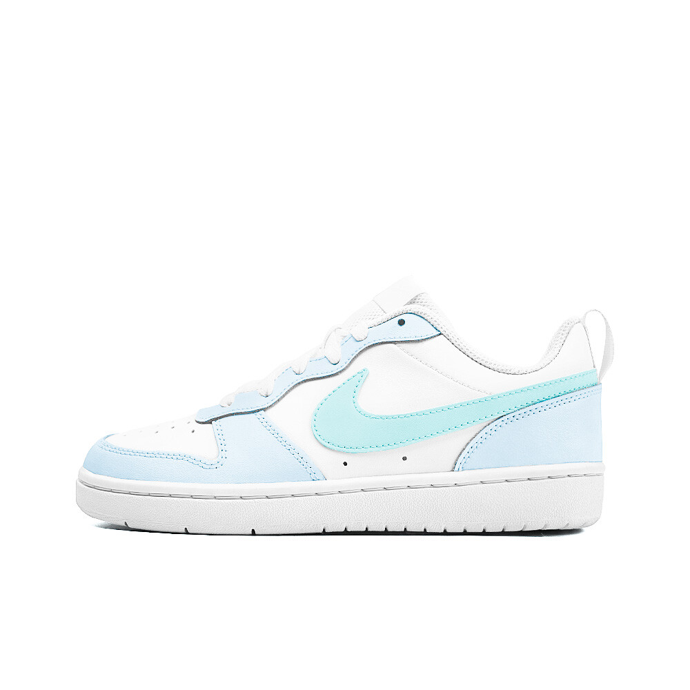 

Кроссовки Nike Court Borough Skateboard Shoes Women's Low-Top White, Синий, Кроссовки Nike Court Borough Skateboard Shoes Women's Low-Top White