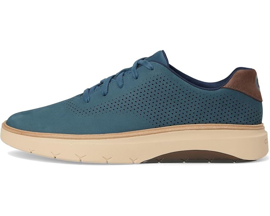 Кроссовки Cole Haan Grandpro Featherarc Laser Sneakers, цвет Orion Blue Nubuck/Oxford Tan/Lava — фото 4