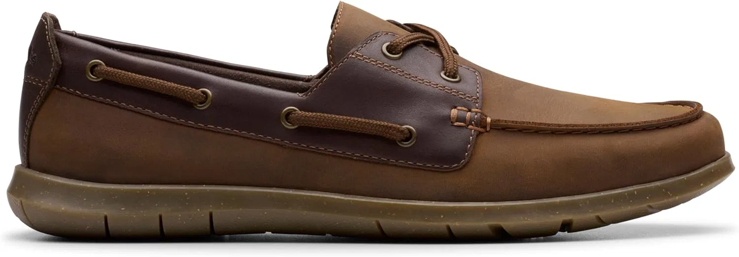 Туфли Clarks Flexway 2 Eye for Men, Brown Nubuck — фото 2