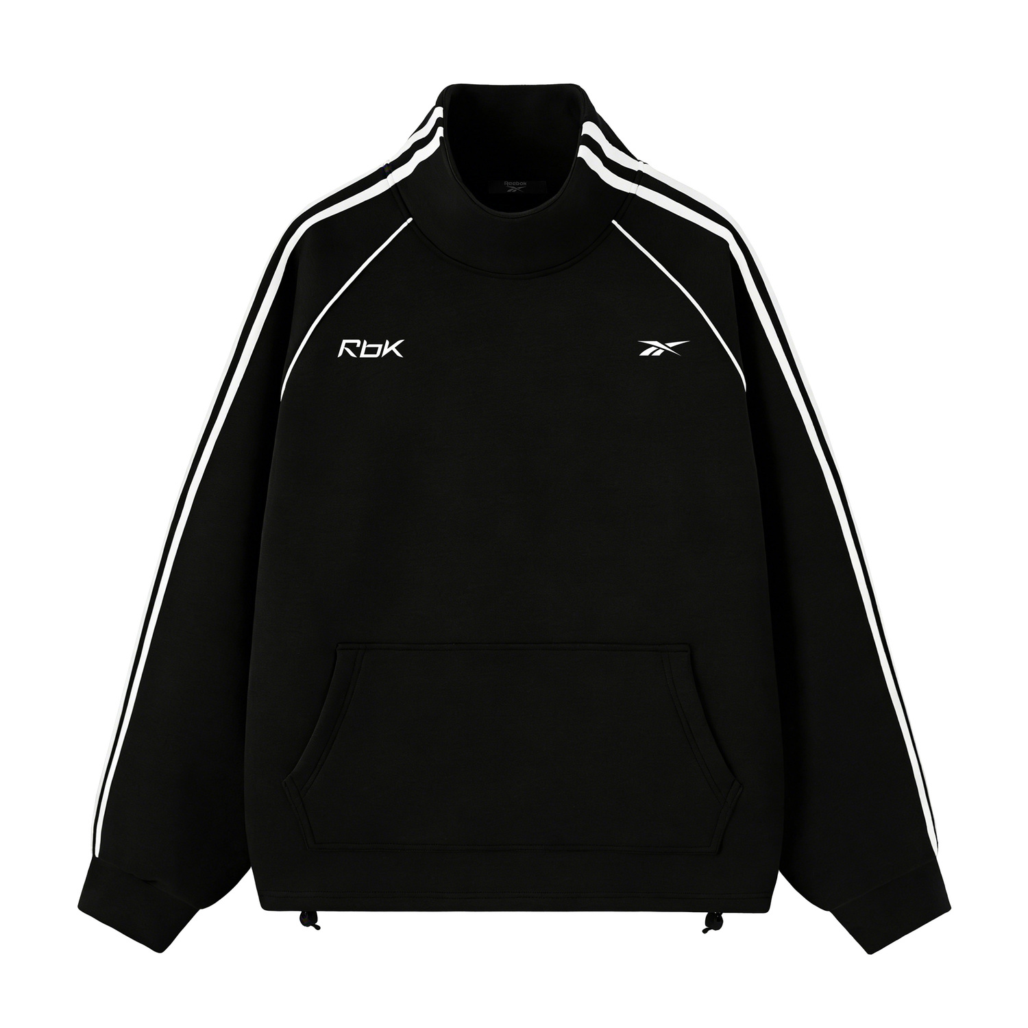 

Свитшот Unisex Stand Collar Moderate Regular Reebok, черный (fleece-lined)