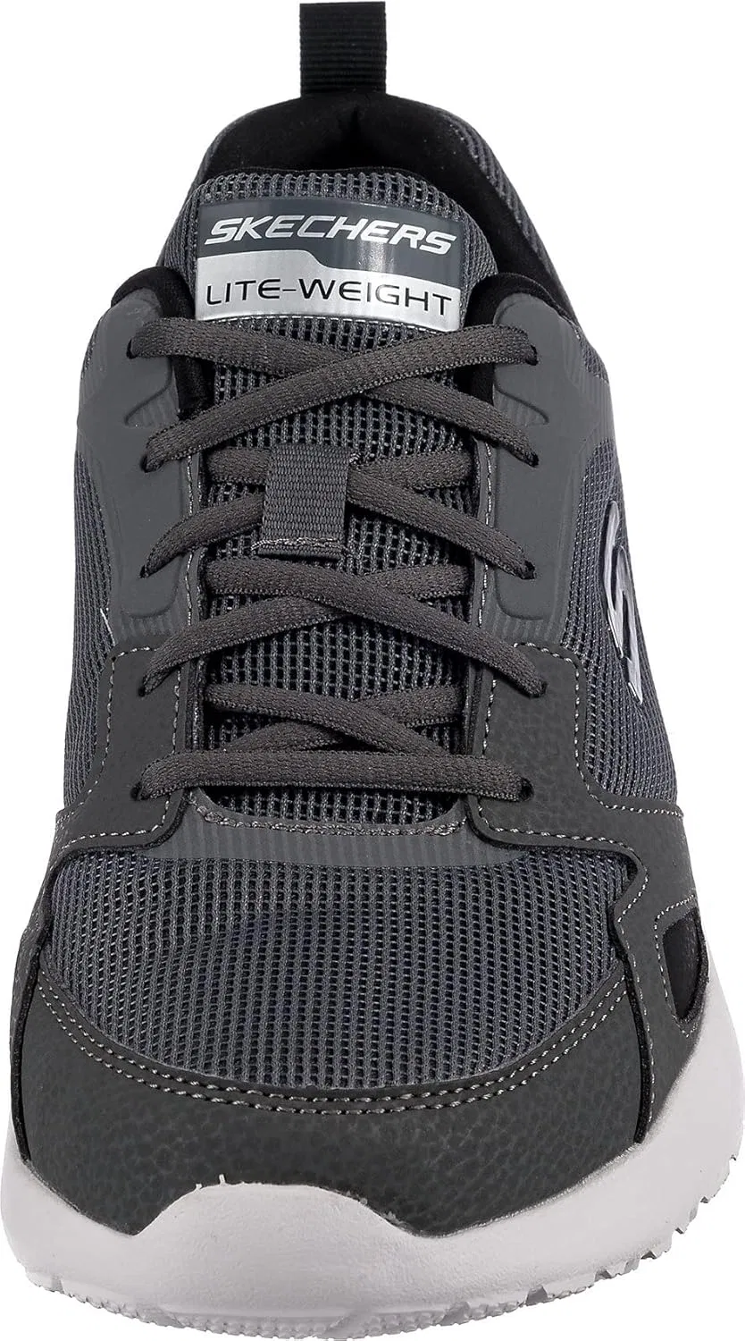 Мужские кроссовки Skechers Skech-Air Dynamight Venturik, Charcoal Synthetic Textile Trim — фото 4