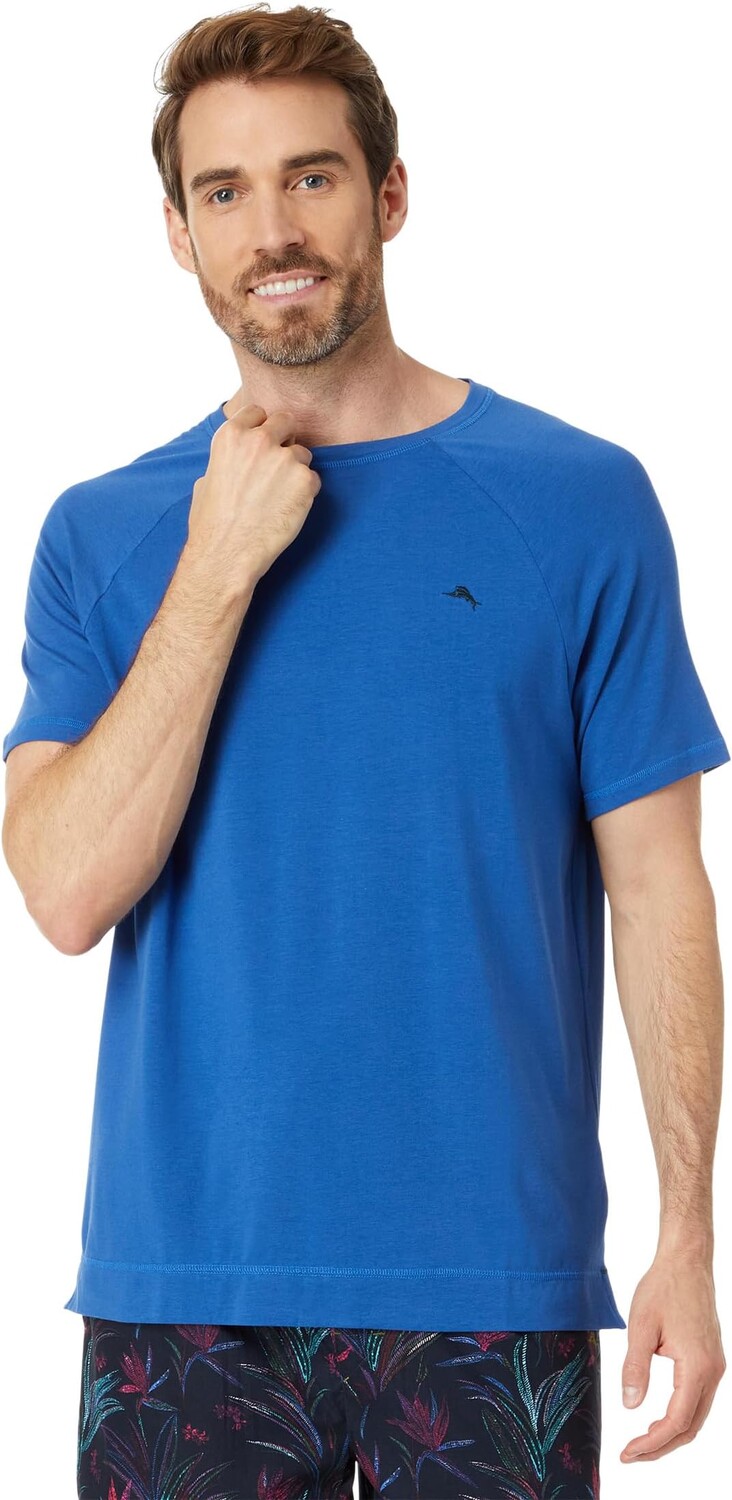 

Домашний топ Tommy Bahama Knit Short Sleeve Top, синий