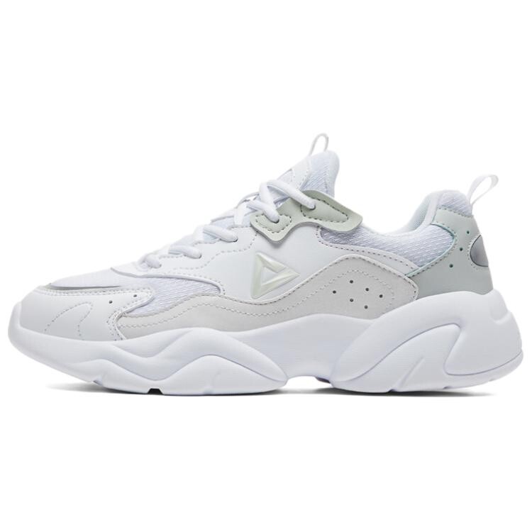 

Кроссовки PEAK Chunky Sneakers Women's Low-top Big White/light Green, зеленый
