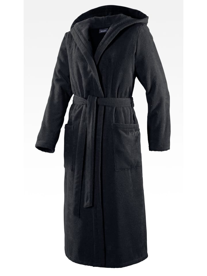 

Халат JOOP!, цвет joop! bademantel damen-kapuze 44/46, schwarz
