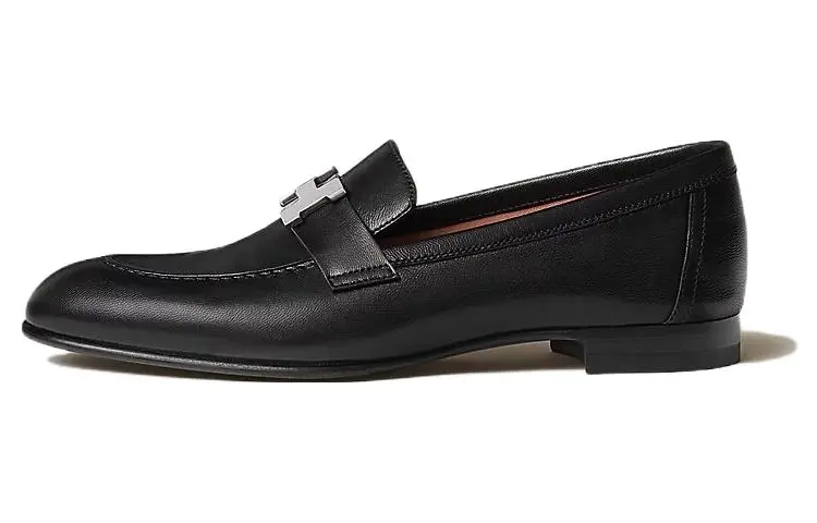 Женские мокасины Hermes Paris, черный