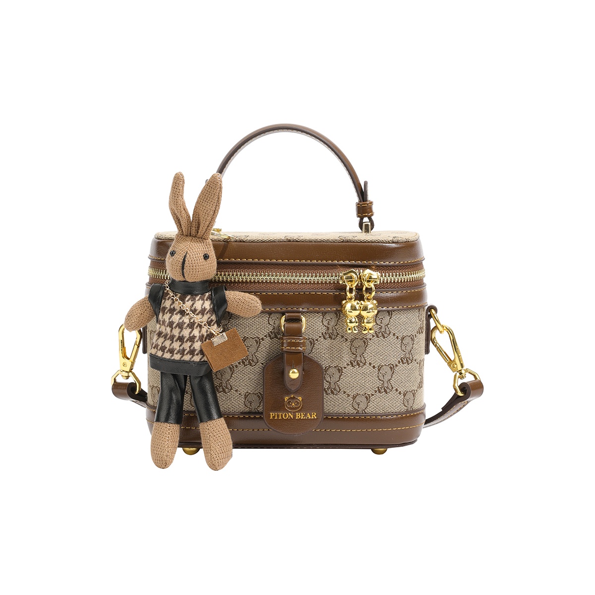 

North Pack Женская маленькая сумочка PU с одним плечом цвета хаки, Khaki/Box Not Included