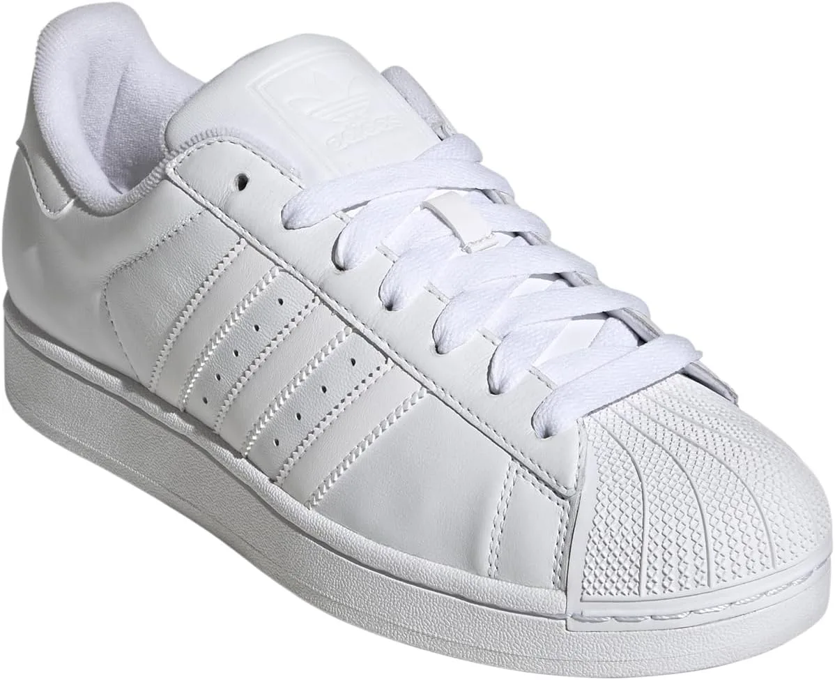 Мужские повседневные кроссовки Adidas Superstar II JI0080 белого цвета — фото 3