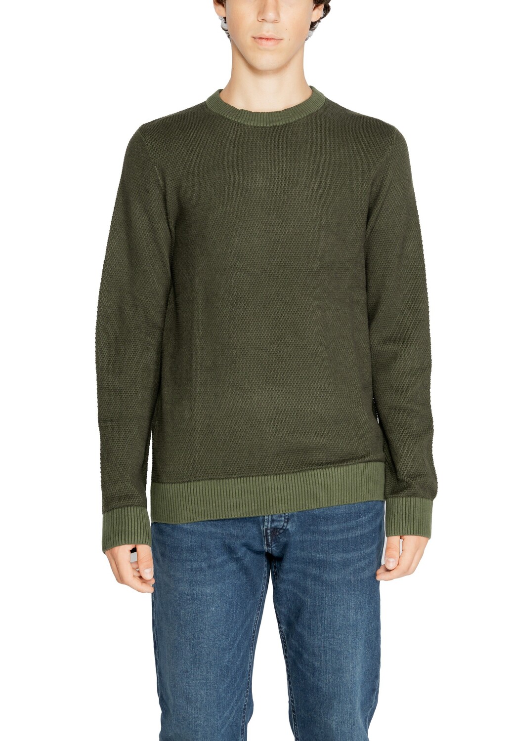 

Джемпер Jack & Jones однотонный, зеленый