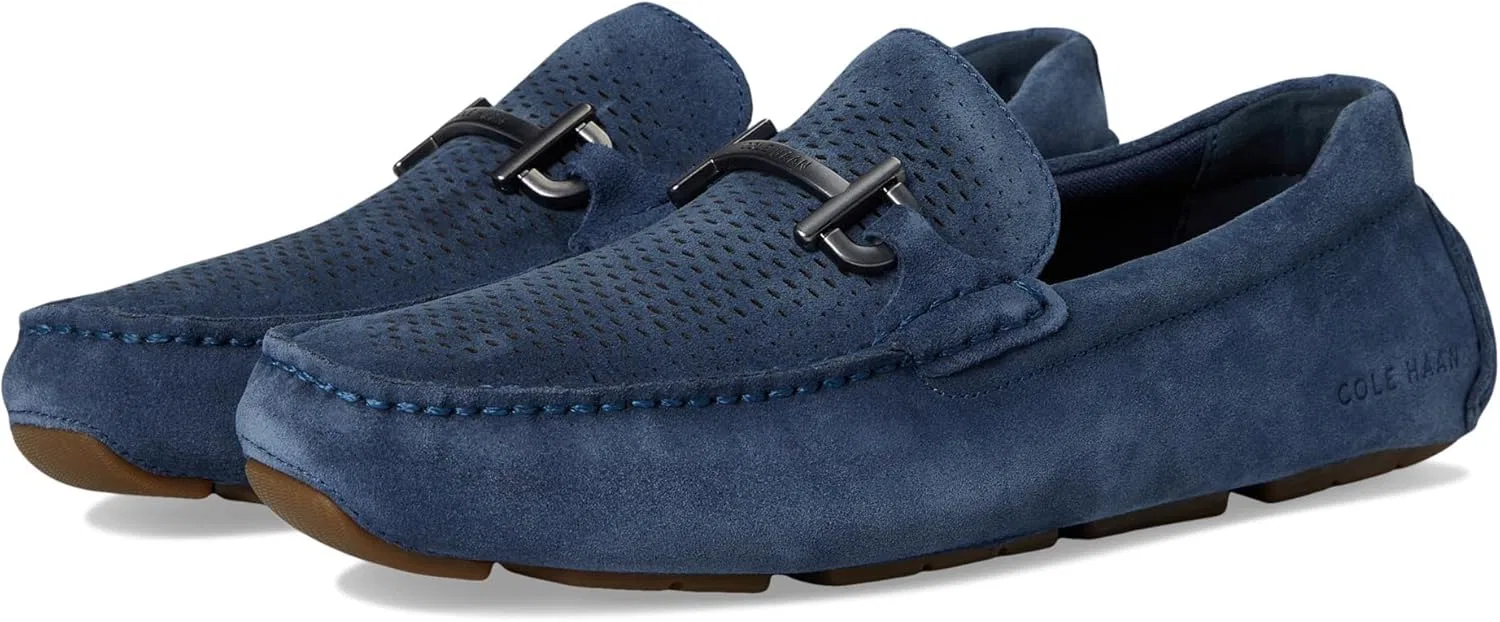 Мужские лоферы Cole Haan Grand Laser BitDriver, 2-Big Dipper Suede Rubber — фото 2