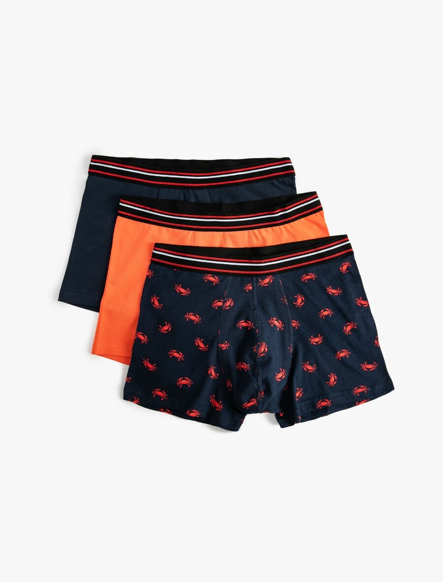 

Трусы Koton Boxer shorts, цвет navy/orange