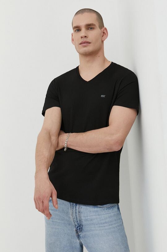 

Хлопковые футболки, 3 пары Diesel, черный