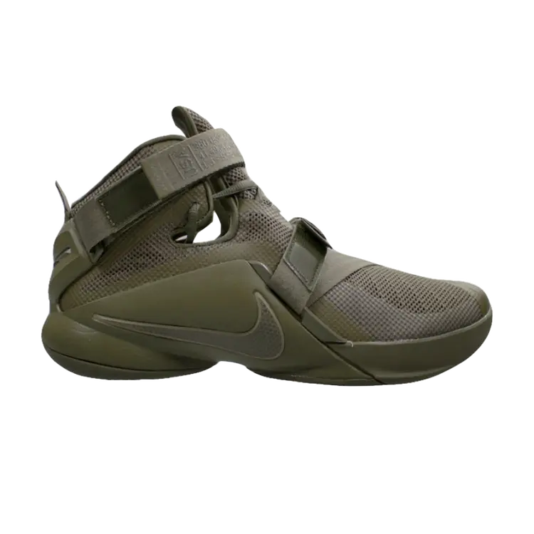 

Кроссовки Nike LeBron Soldier 9 PRM 'Olive', зеленый