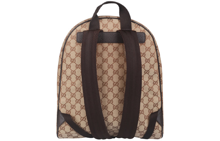 Рюкзак унисекс Gucci Logo Canvas schoolbag Brown 449906-KY9NN-9873 канвас, коричневый — фото 3