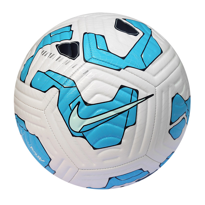 

Футбольный мяч Nike размер 5 из синтетической кожи машинной строчки унисекс бело-синий