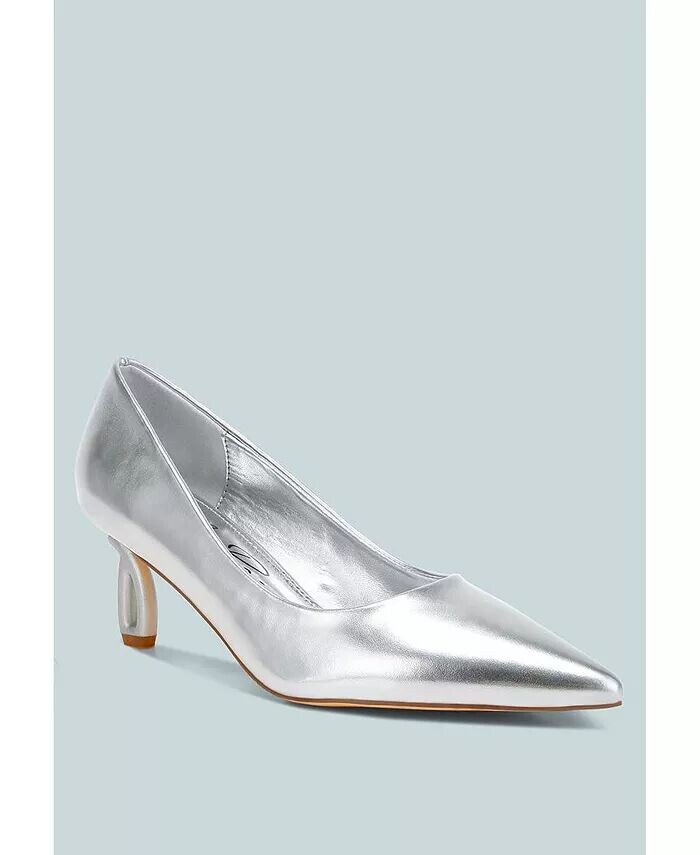 Туфли-лодочки Tagetes Metallic Fantasy Heel London Rag, серебряный — фото 2
