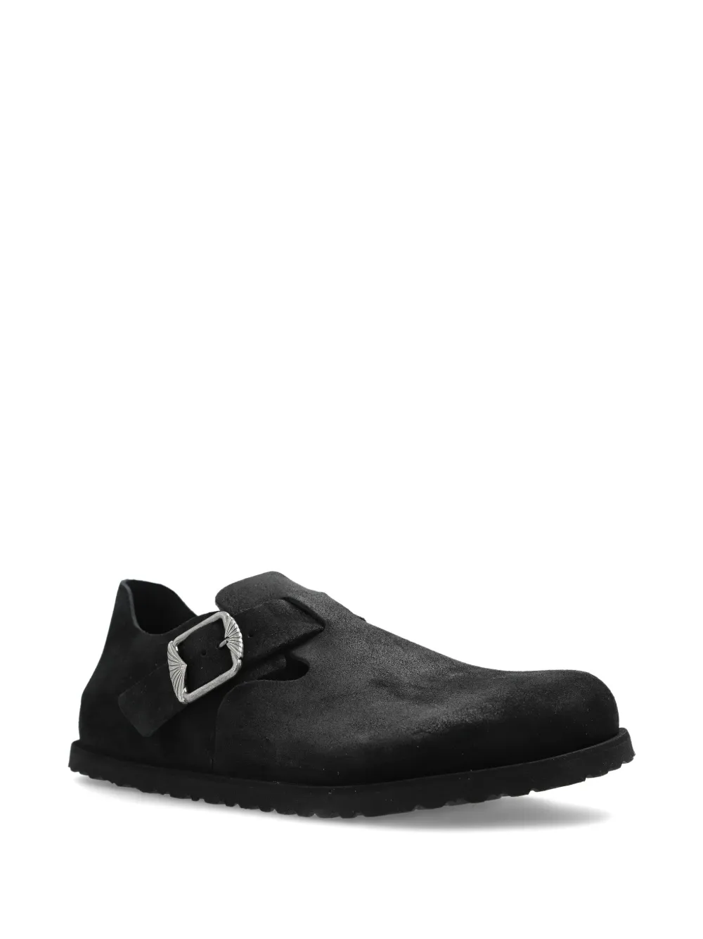 Замшевые лоферы London BIRKENSTOCK, черный — фото 2