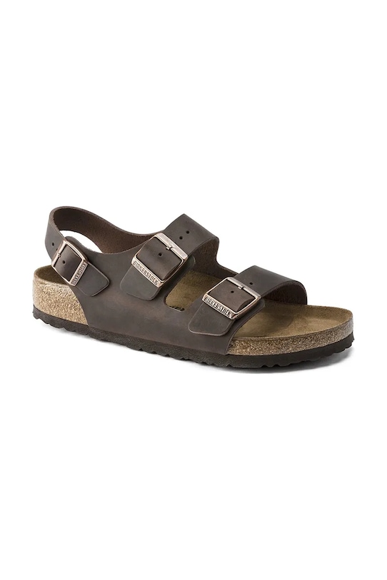 Кожаные сандалии Milano Birkenstock, коричневый — фото 2
