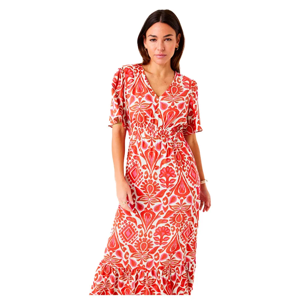 

Платье Garcia E50283 short sleeve long, красный