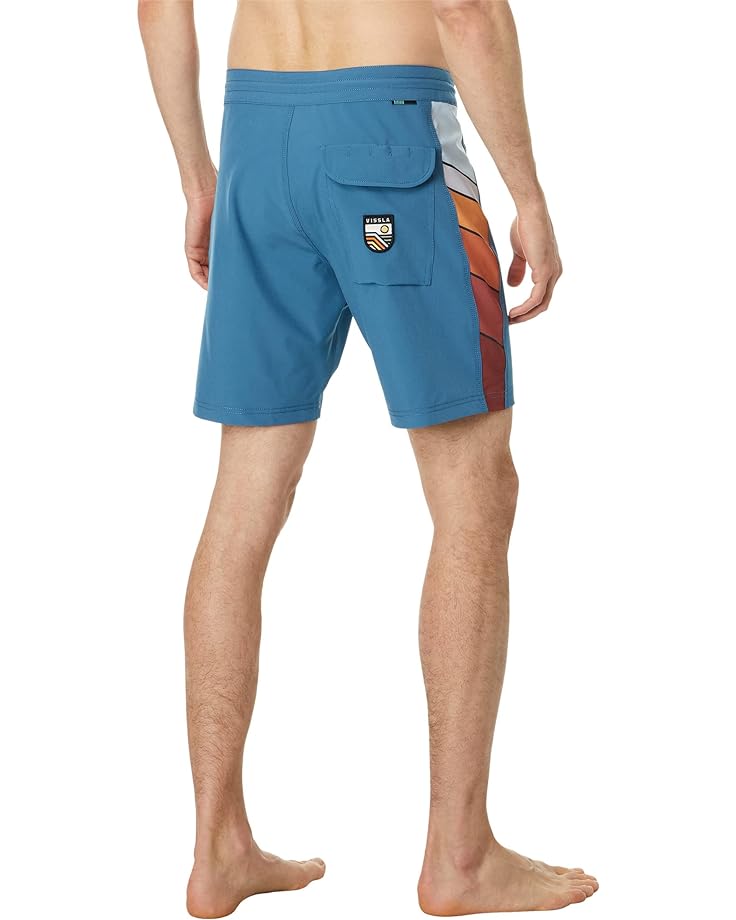 

Шорты для плавания VISSLA Trimline 17.5" Boardshorts, цвет Harbor Blue