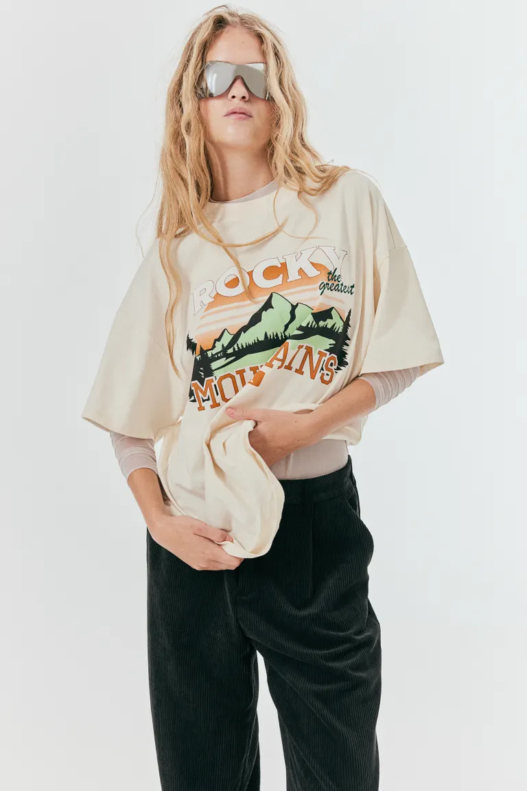 

Широкие вельветовые брюки H&M, черный