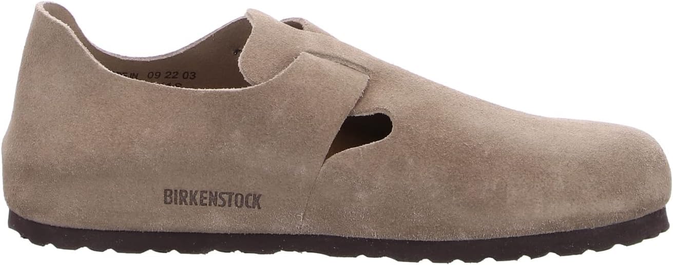Унисекс сабо Birkenstock Boston с мягкой стелькой, Taupe — фото 4