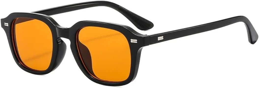 

Солнцезащитные очки с защитой от УФ-излучения UV400 | Овальные заклепки, желейный цвет, леопардовый принт | для женщин и мужчин, для занятий спортом на открытом воздухе и вождения DSVIGF, Black-orange