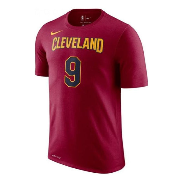 

Футболка Nike NBA SW Fan Edition Wade No. 9 Cavaliers Basketball T-Shirt 'Red Yellow', мультиколор