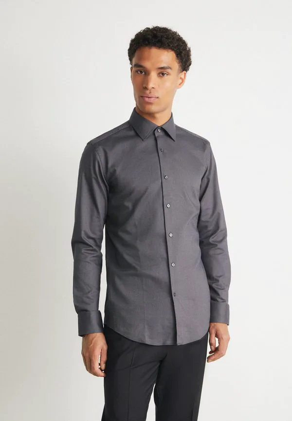 Формальная рубашка хэнка кента Boss, Dark Grey