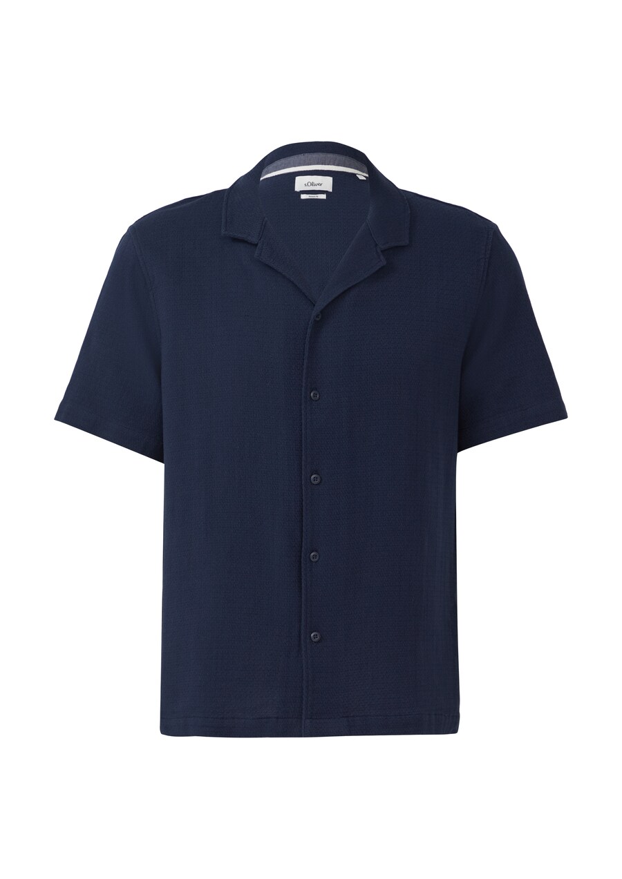 

Рубашка на пуговицах классического кроя s.Oliver, marine blue