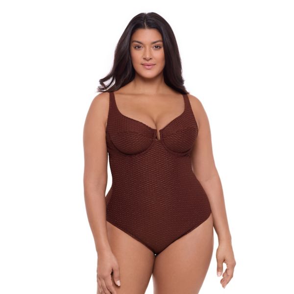 

Женский слитный купальник на косточках S3 Swim, цвет sangria