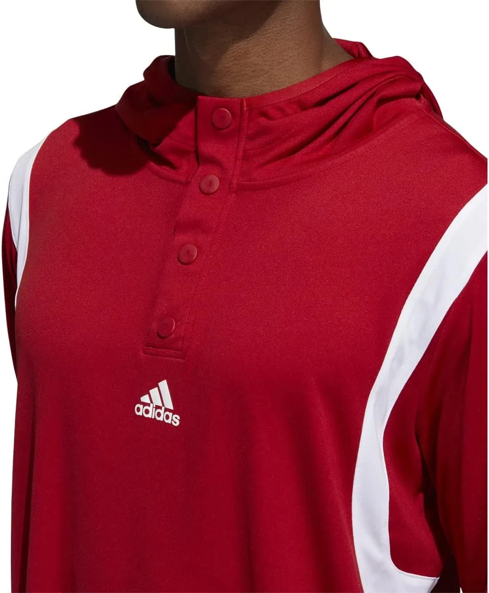 Худи Adidas унисекс для взрослых, Team Power Red-White — фото 3