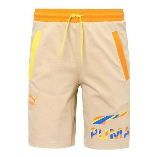 

Шорты logo sporty shorts 'tan' Puma, бежевый