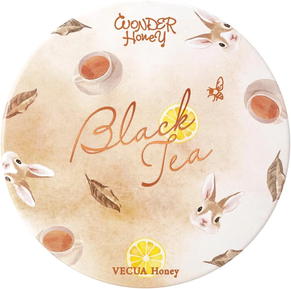 Бальзам для губ и тела VECUA Honey Wonder Honey Concentrated Honey Marché Cream Balm 75 г, освежающий фруктовый черный чай — фото 2