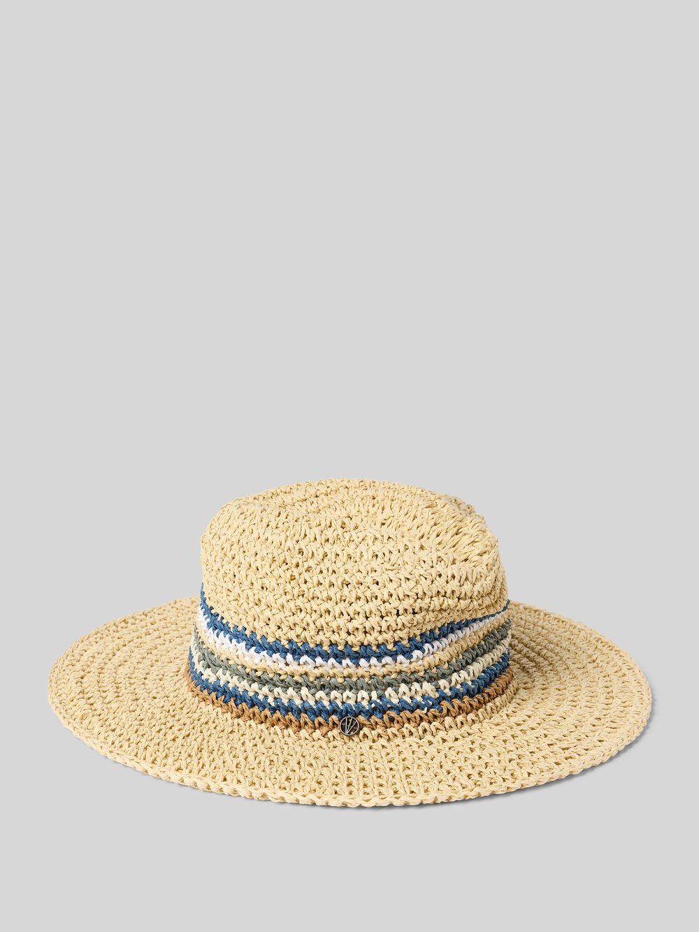 

Соломенная шляпа с этикеткой, модель «Fedora Multi Stripe» Loevenich, бежевый