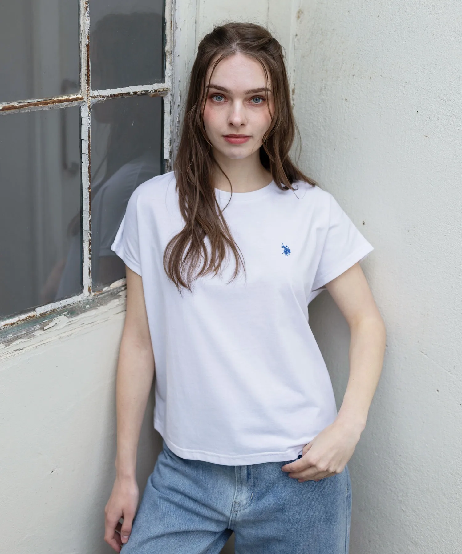 Женская футболка U.S. POLO ASSN. с французским рукавом