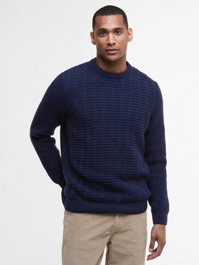 

Кливленд свитер с круглым вырезом Barbour, Navy