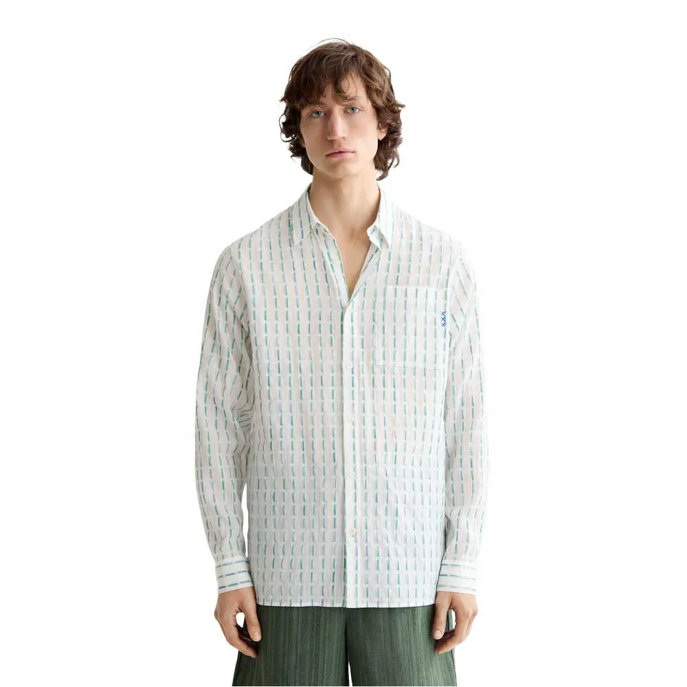 

Рубашка Scotch & Soda Striped Cotton Voile, белый