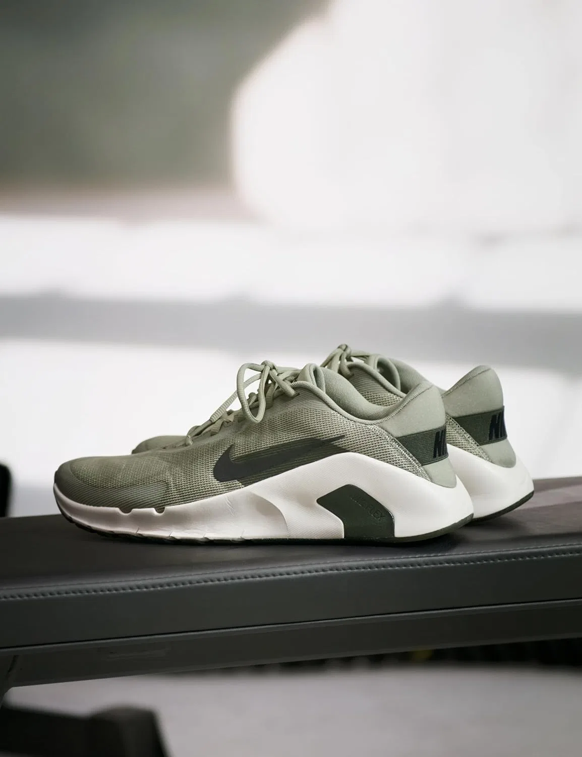 Мужские тренировочные кроссовки Nike Flex Train, Light Army Black Sequoia Phant — фото 3