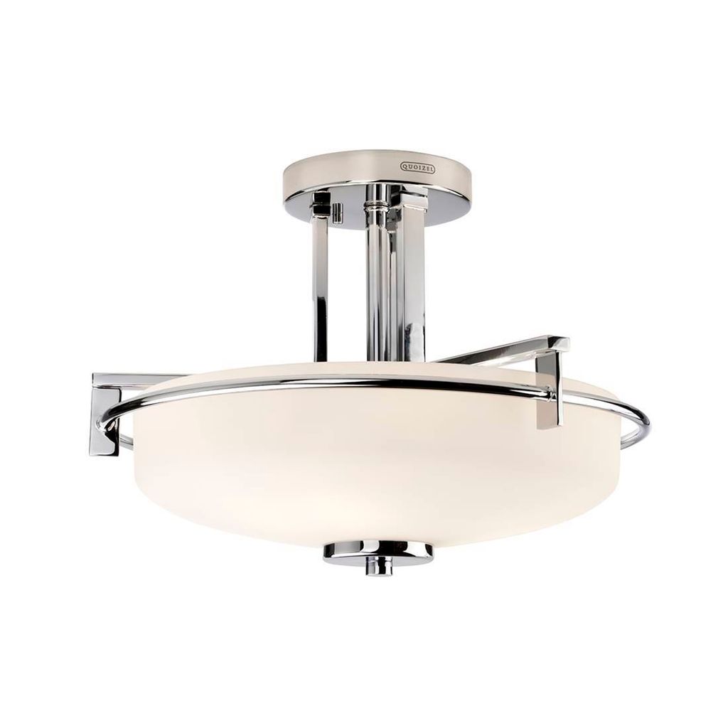 

Taylor Semi-Flushmount, полированный хром, опаловое стекло, 3 светодиода Elstead Lighting