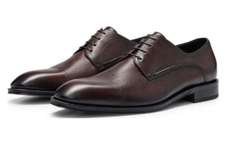 

Туфли мужские низкие темно-коричневые Hugo Boss