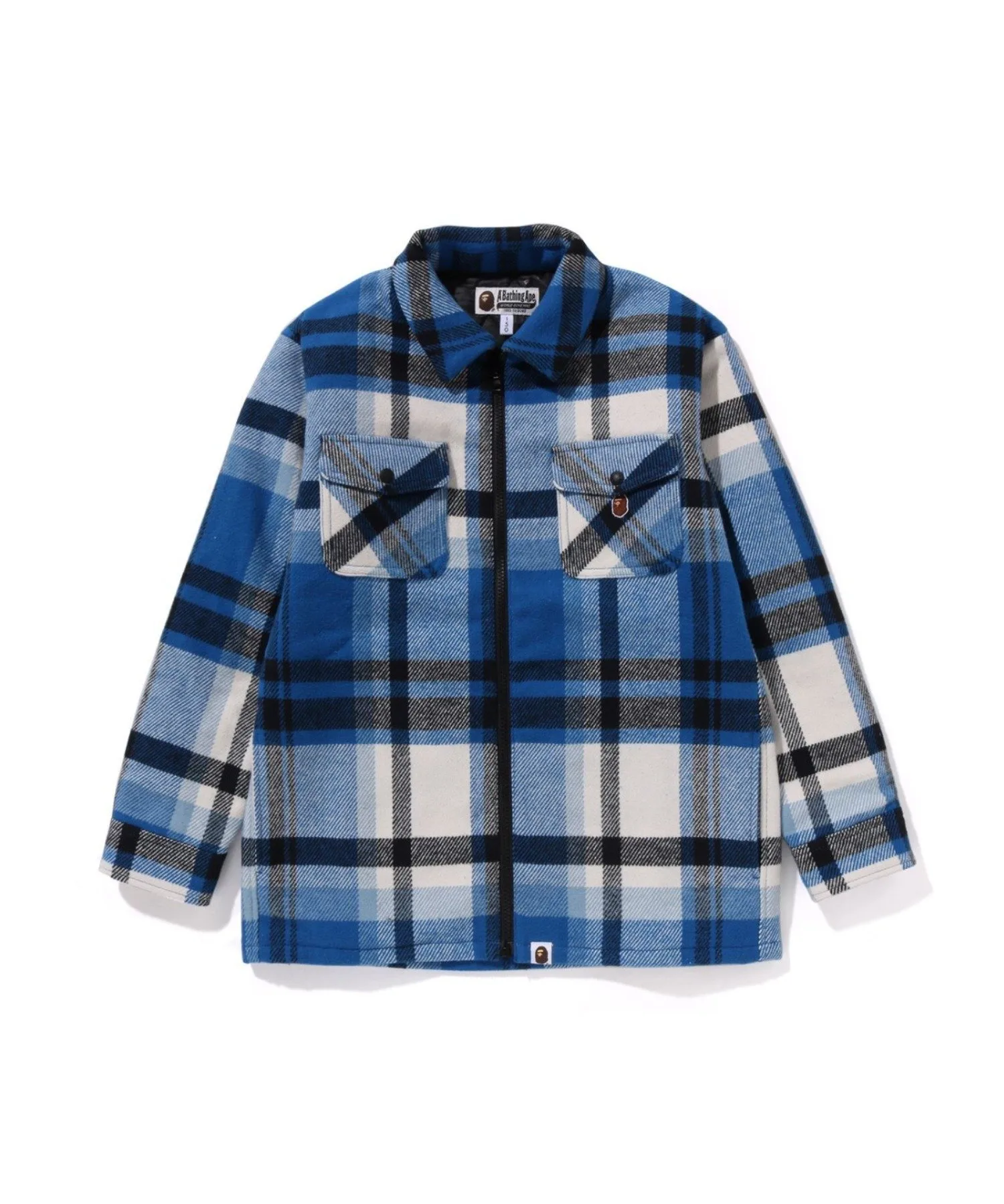 Куртка в клетку BAPE A BATHING APE PIRATE STORE, BLUE
