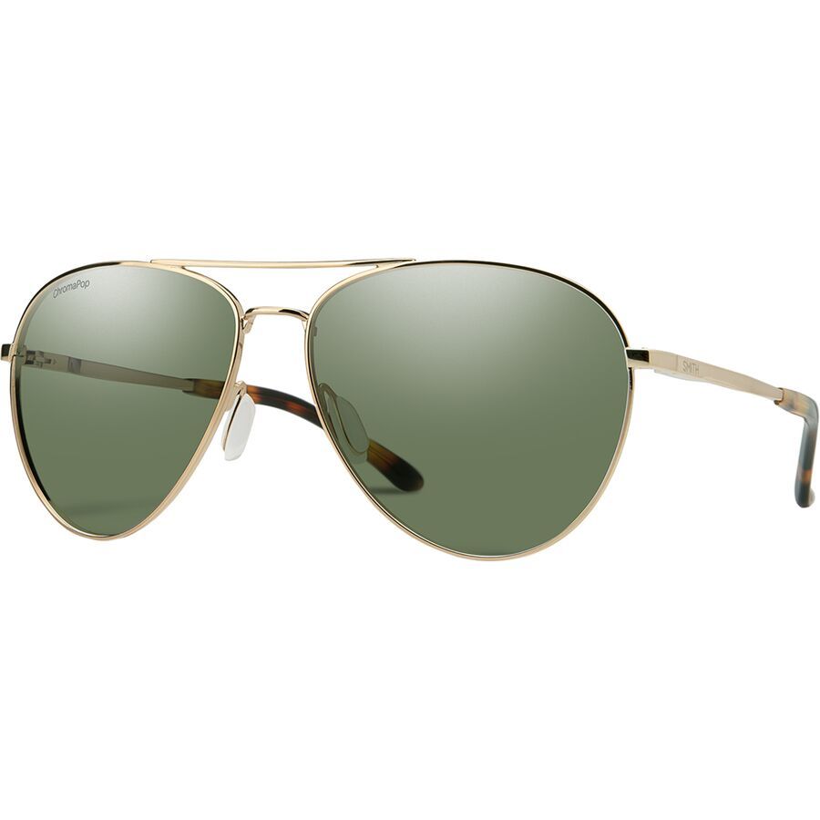 

Солнцезащитные очки Smith Layback Polarized Smith, Gold/ChromaPop Polarized Gray Green