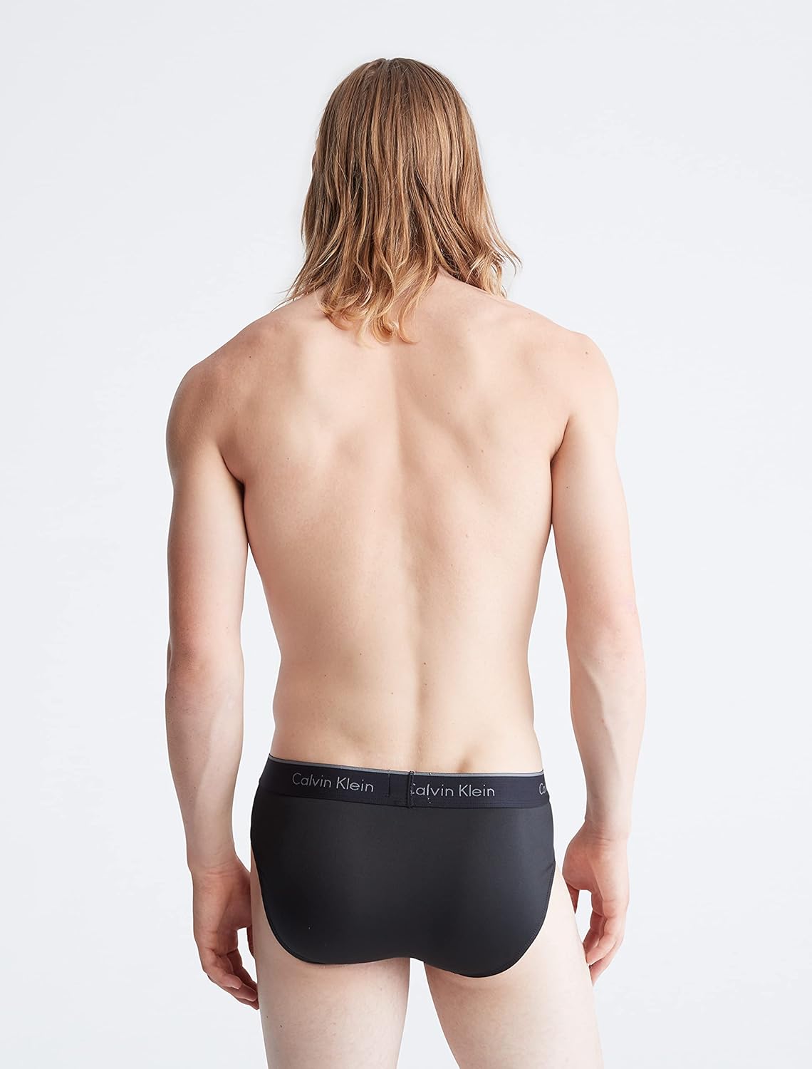 Комплект из 7 мужских трусов-брифов Calvin Klein Micro Stretch, 7 Black — фото 3