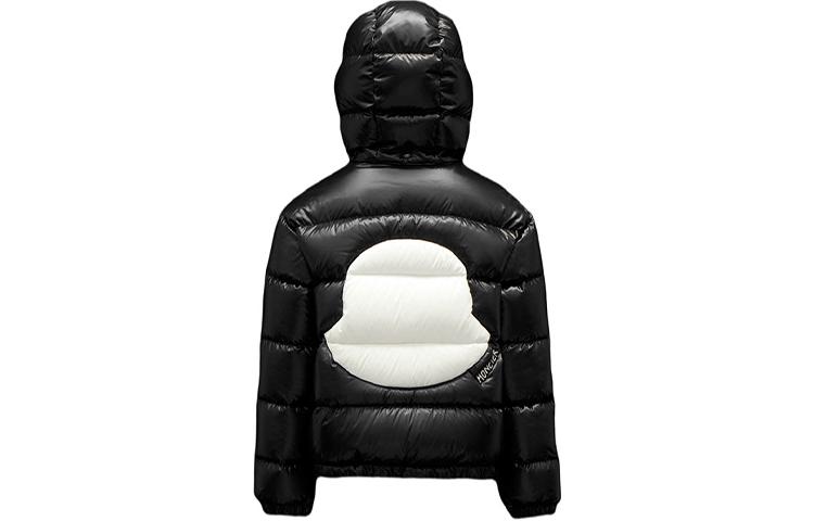 Детская пуховая куртка Moncler, черная — фото 3