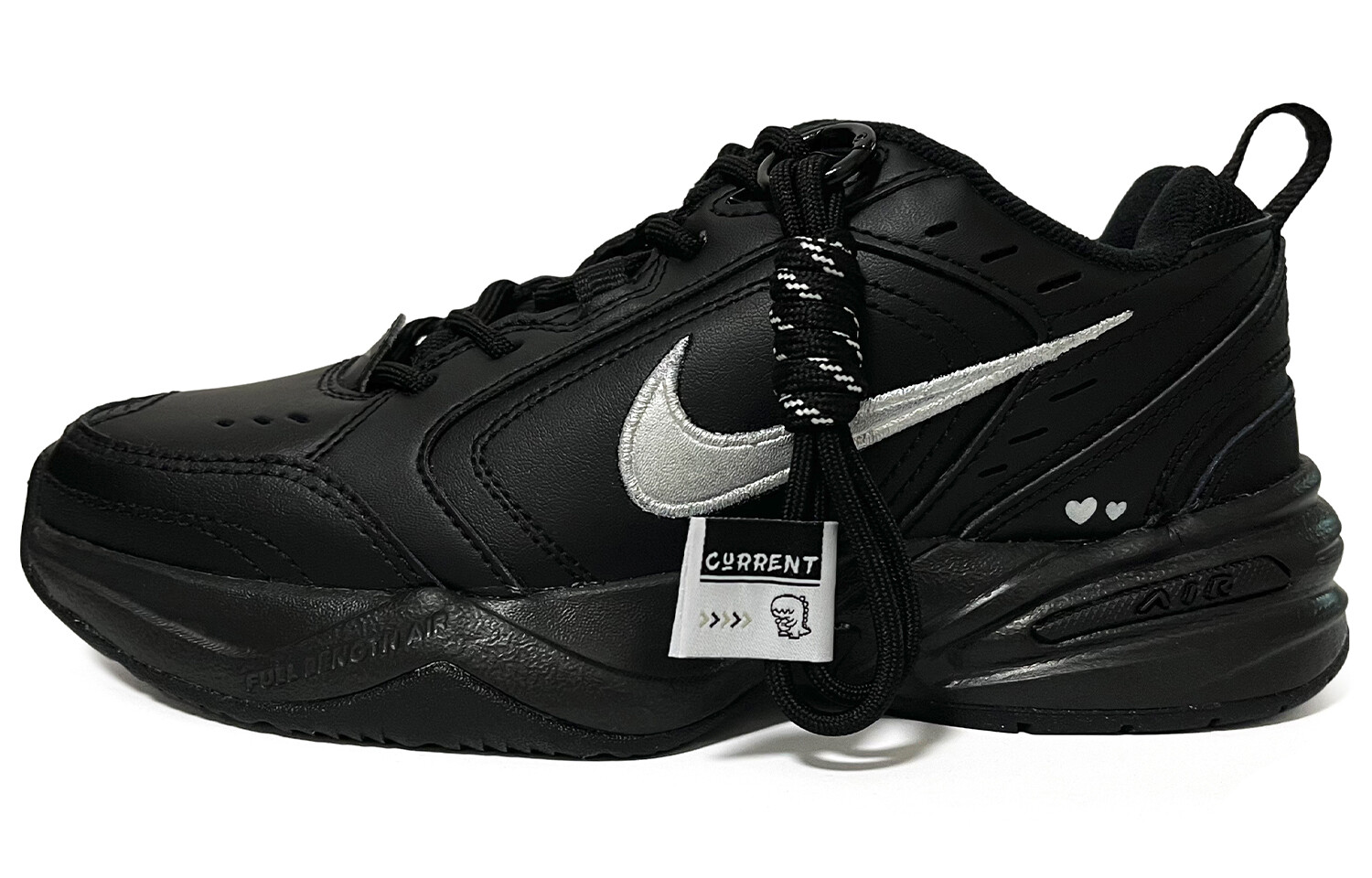 

Кроссовки Nike Air Monarch 4 Chunky Sneakers Unisex Low-top Silver/Black, черный