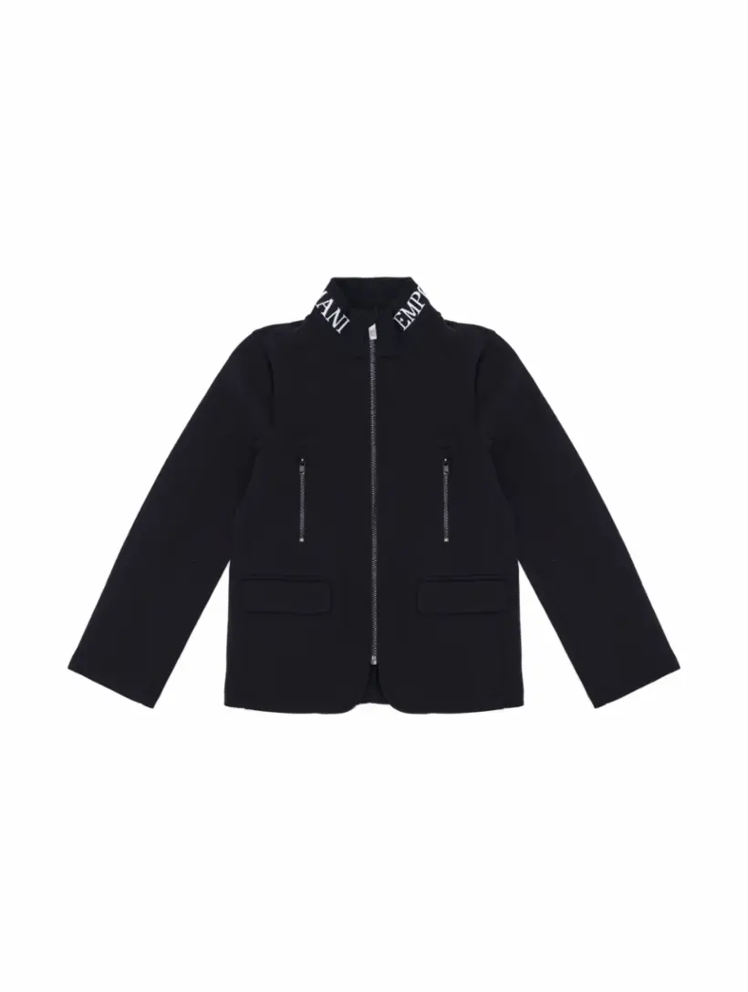 

Кардиган с логотипом EMPORIO ARMANI, тёмно-синий