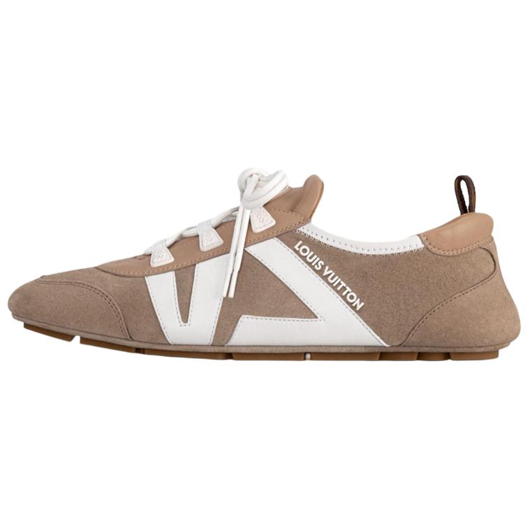 Кроссовки Sneakerina German Army, низкие, повседневные, женские, цвета умбры LOUIS VUITTON, Umber