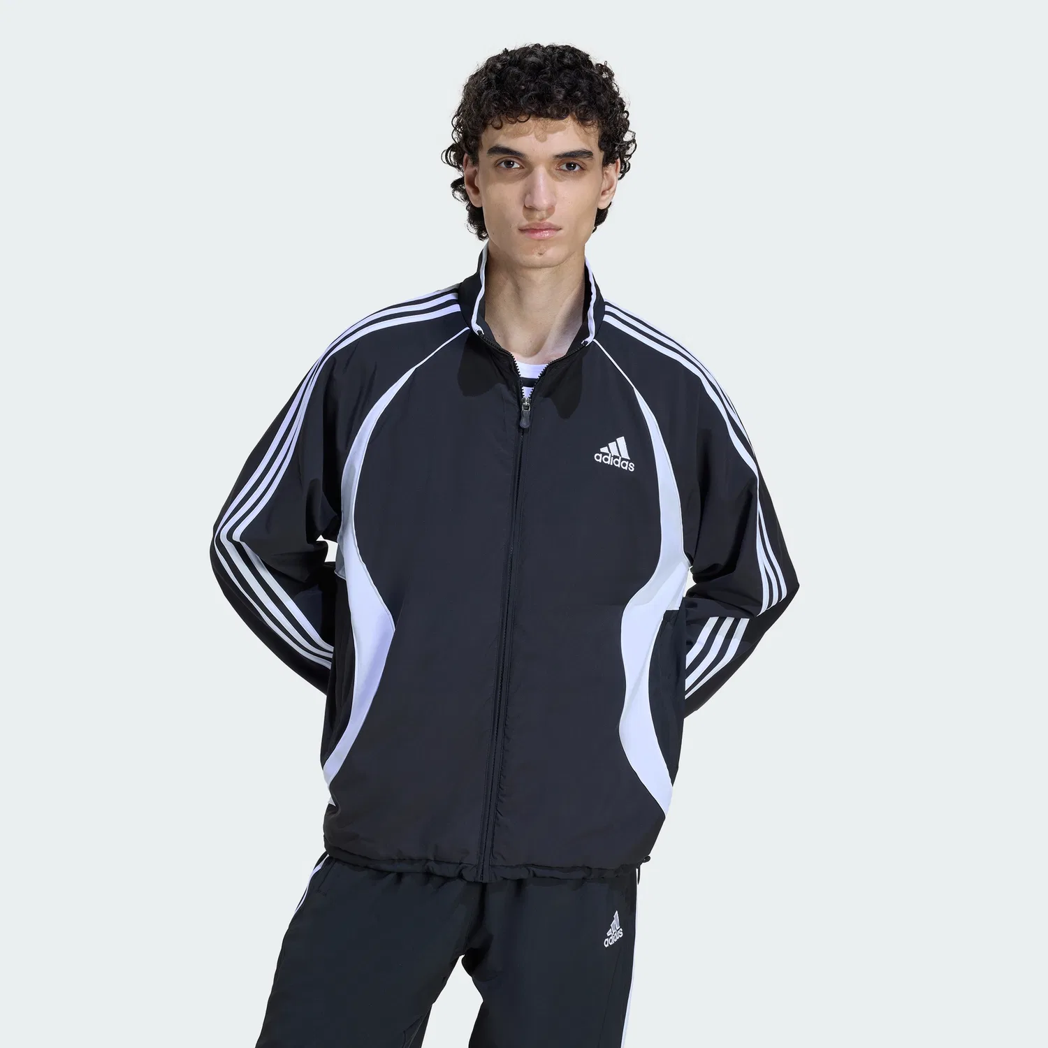 Мужская чёрная олимпийка Teamgeist Adicolor от Adidas